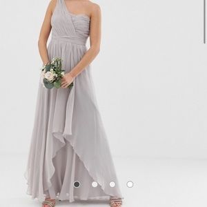 ASOS Grey formal dress / bridesmaid dress